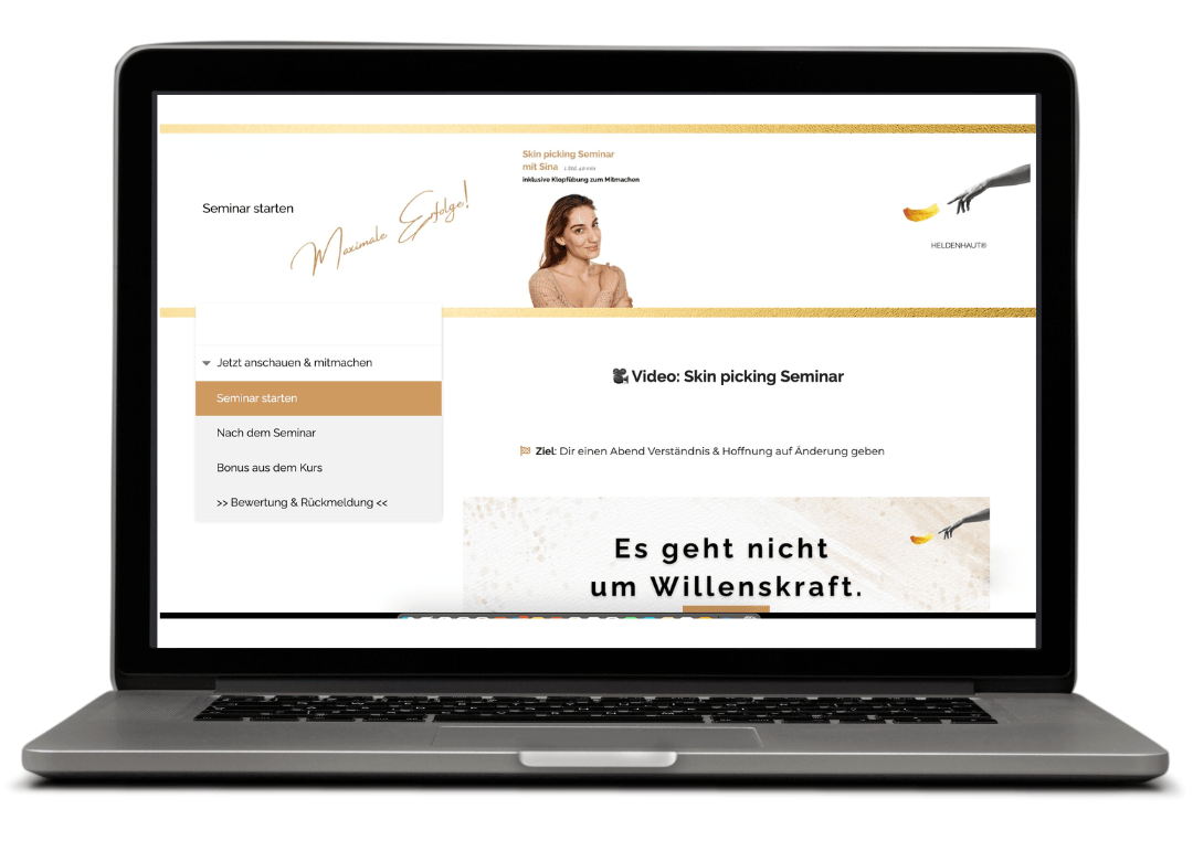 Vorschau Skin picking Seminar Kursinhalt